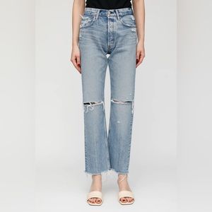 Moussy Straight Leg Jeans